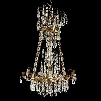 LJUSKRONA, gustaviansk stil, 1900-tal. H 80.