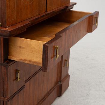 Axel Bäck, skåp, Eksjö, signerat och daterat 1950.