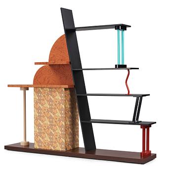 11. Ettore Sottsass, a "Malabar" bookcase, Memphis, Italy, post 1982.