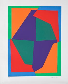 VICTOR VASARELY, Mapp med 10 st färgserigrafi,1989, samtliga signerade och numrerade 93/100.
