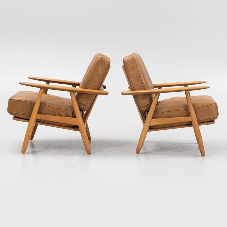 Hans J. Wegner, fåtöjler, ett par, "GE 240/Cigarren", Getama, Gedsted, Danmark, 1950/60-tal.