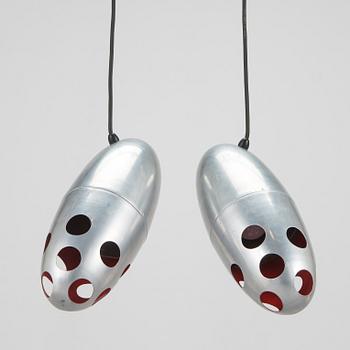 Jouni Leino, A pair of  pendant lights 'Planet', Jouni Leino Design Studio 1997.