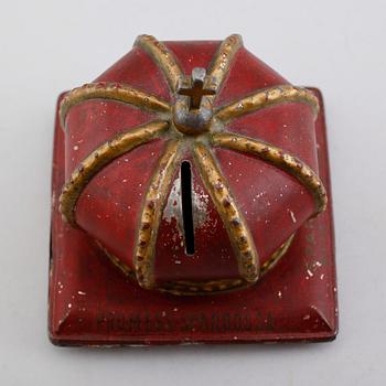 SPARBÖSSA, plåt, Kronan, Stockholm, 1900-talets första hälft.