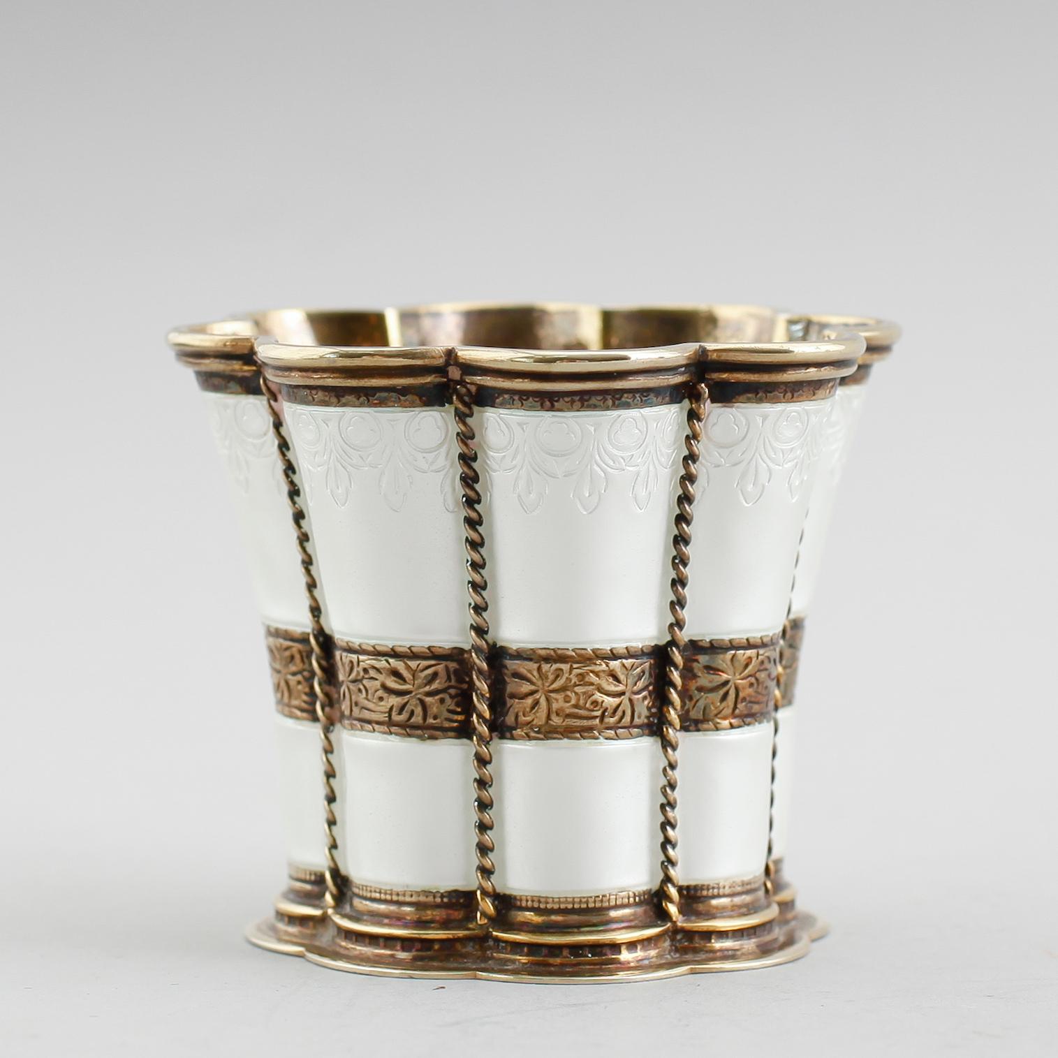 MARGRETEBÄGARE, silver, A Michelsen, Copenhagen, Danmark. Vikt ca 122 gram.