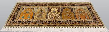Matta, Silke, Orientalisk, 182 x 89 cm.