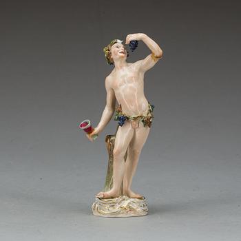 FIGURIN, porslin, Meissen 1800-tal.