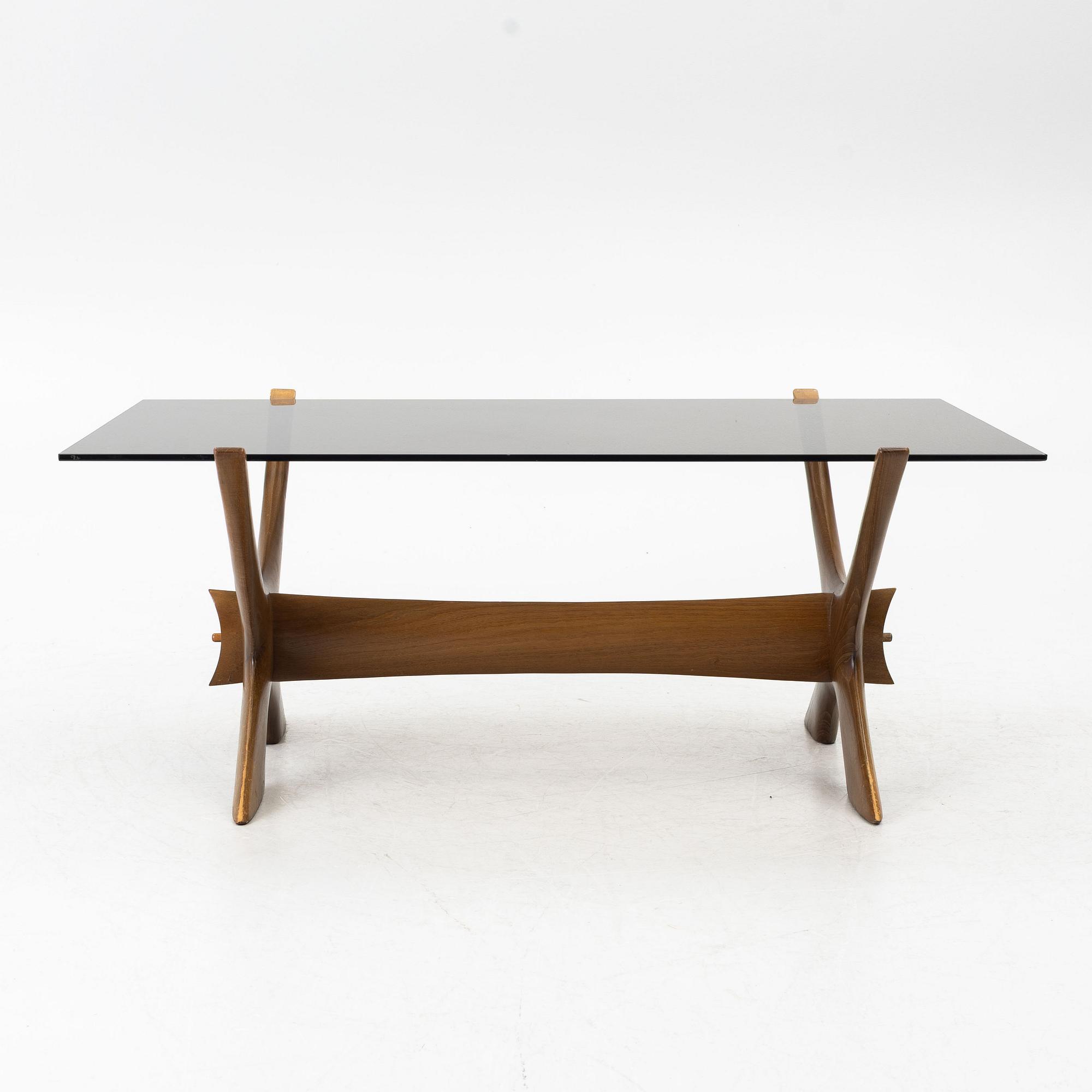 Fredrik Schriever-Abeln, coffee table, “No. 9”, Örebro Glasindustri, 1960s.