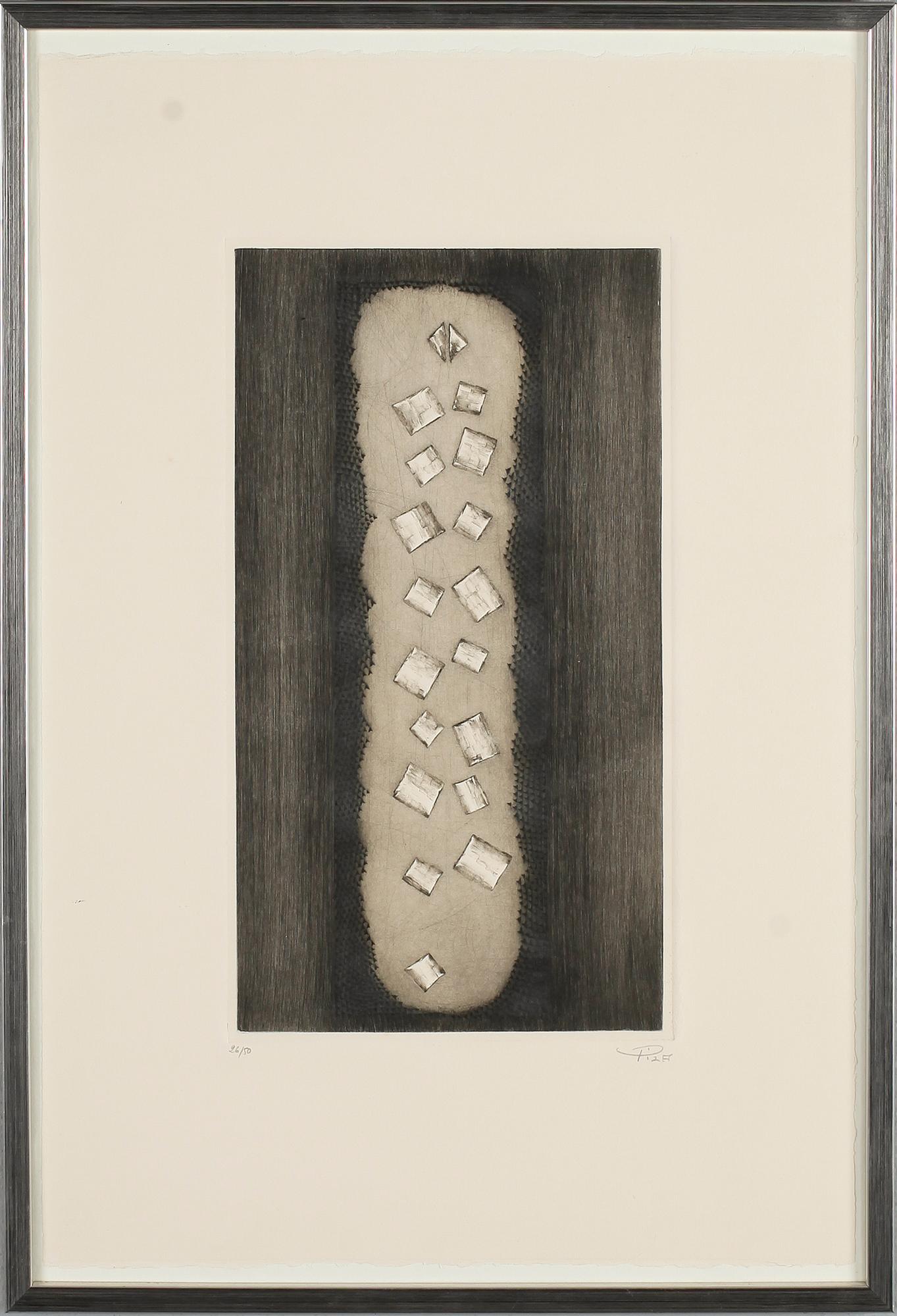 AGUEDA DE LA PISA, etsning, signerad, numrerad 25/50.