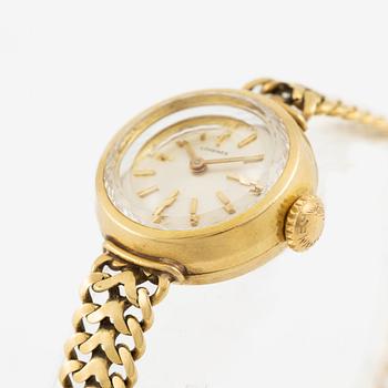 Longines, armbandsur, 18K guld, 18,5 mm.