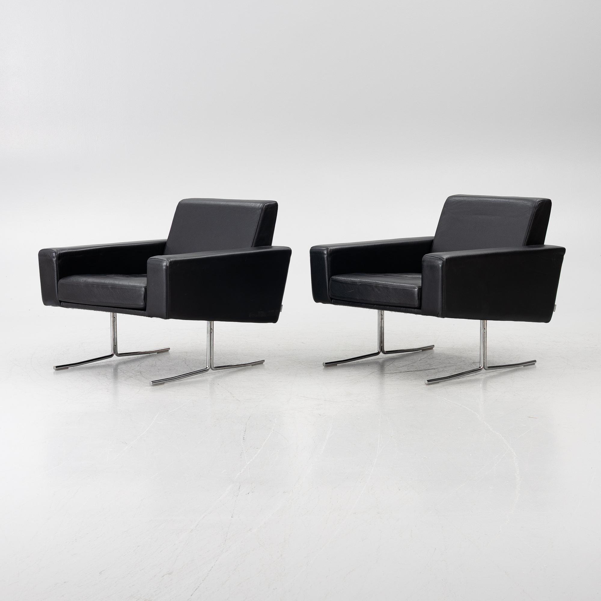 Armchairs, a pair, Danerka, Denmark.