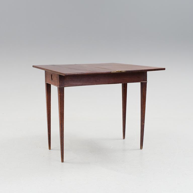 A late gustavian table by Jonas Lidströmer. Signed and dated 1779.