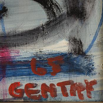 Herbert Gentry, olja på duk, signerad och daterad -65.
