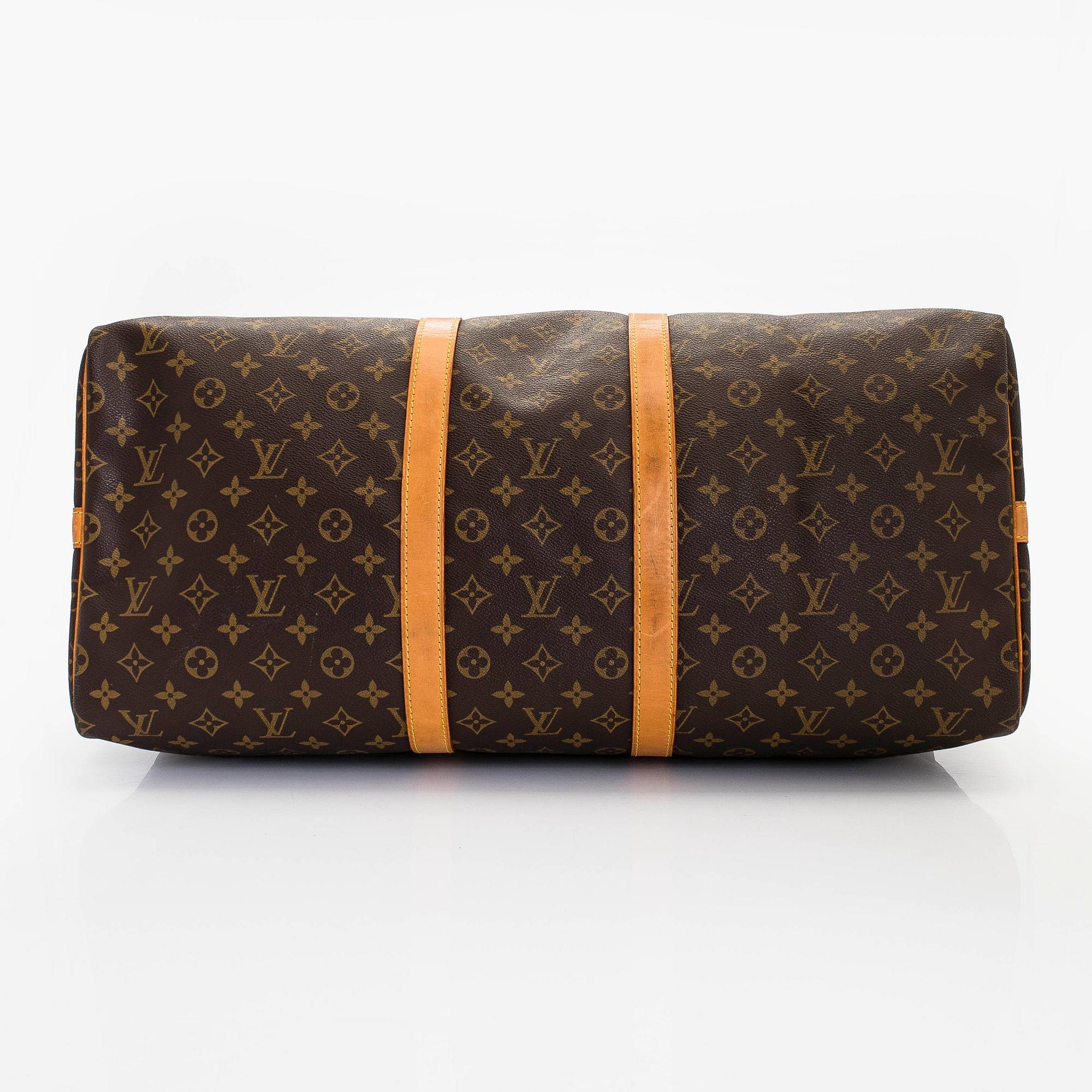 Louis Vuitton, a Monogram Canvas 'Keepall 55 Bandoulière' weekend bag.