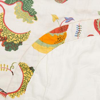 JOSEF FRANK, a 'Vegetable Tree' linen bed spread from Svenskt tenn.