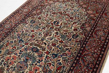 Matta, Kashan, antik, 210x150 cm.