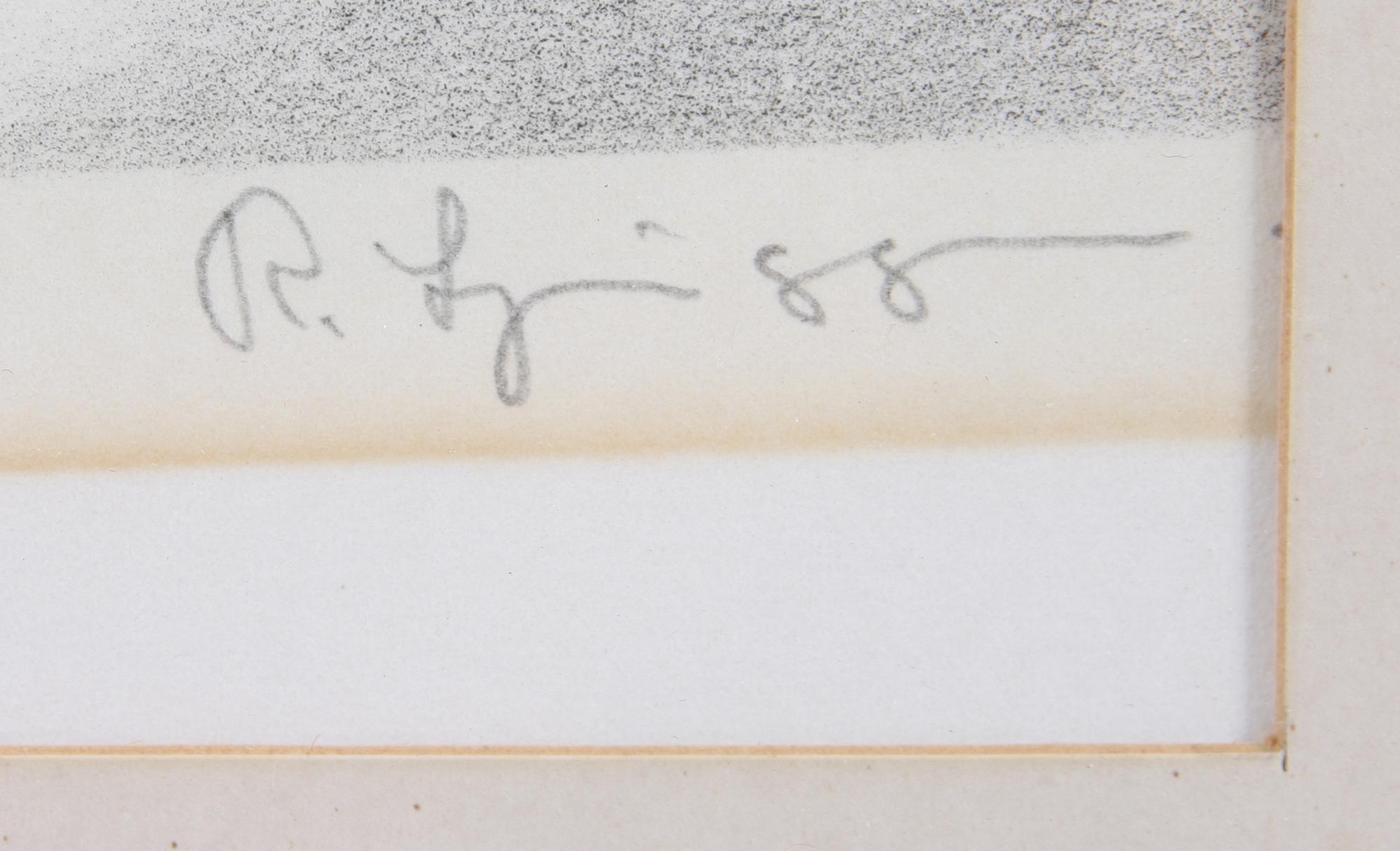 REINHOLD LJUNGGREN, litografi, sign o numr. "8/310".