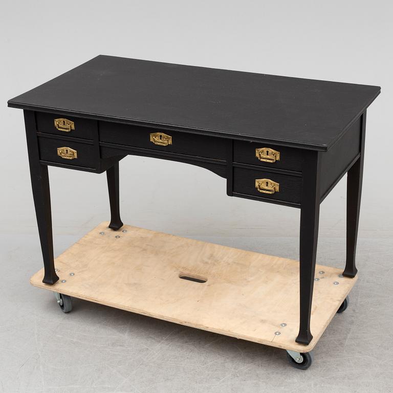 A first half of the 20th century painted writing desk.