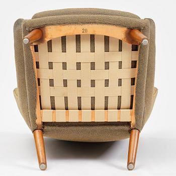 Hans J. Wegner, fåtölj, "Bamse", AP-stolen, Danmark, 1950-60-tal.