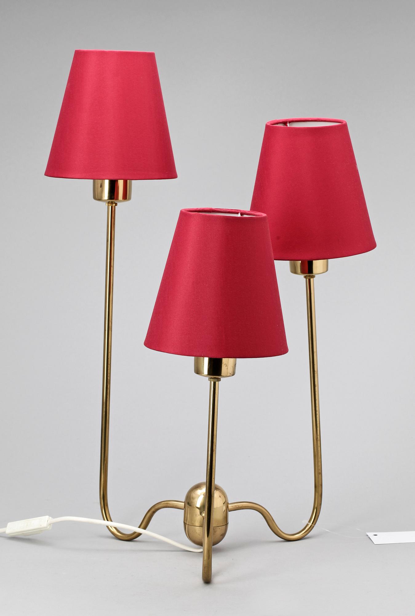 BORDSLAMPA, mässing, modell 2468, Josef Frank, Firma Svenskt Tenn.