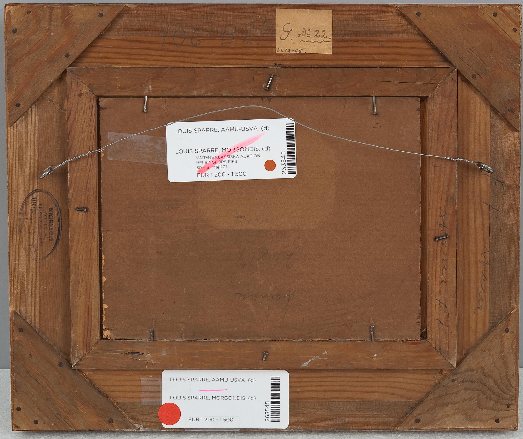 Louis Sparre, MORNING MIST.