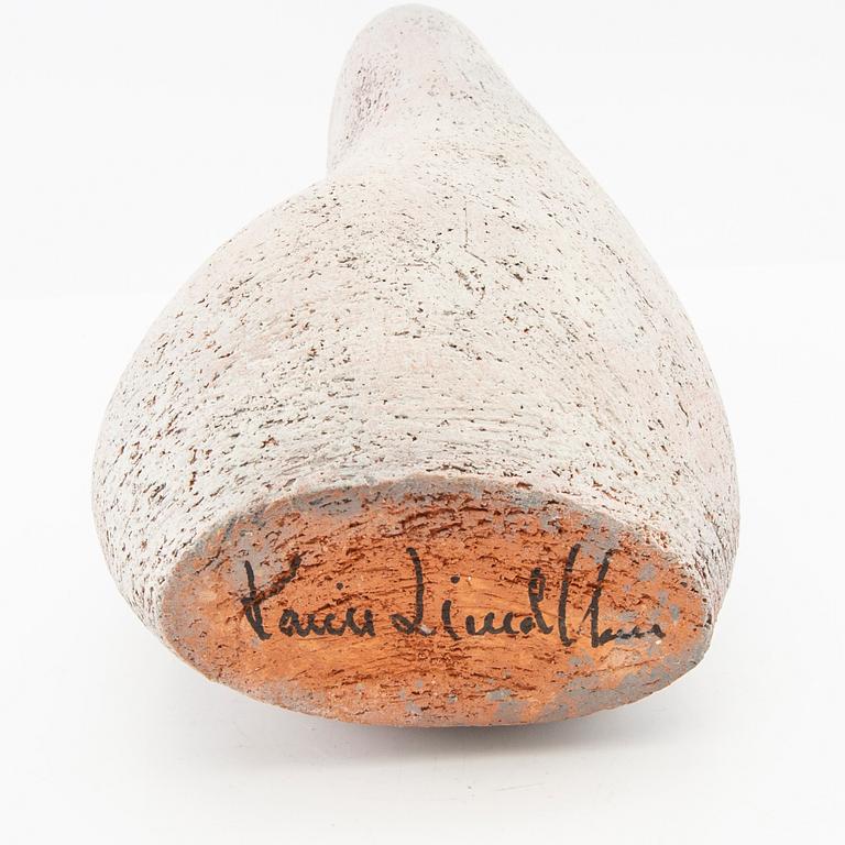 Karin Lindblom vas/skulptur signerad stengods.