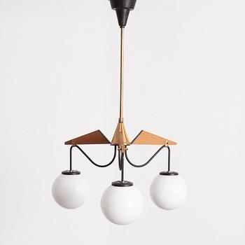 Ceiling lamp, Italy, second half of the 20th century.