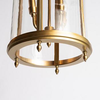 A pair of ceiling lanterns, contemporary.