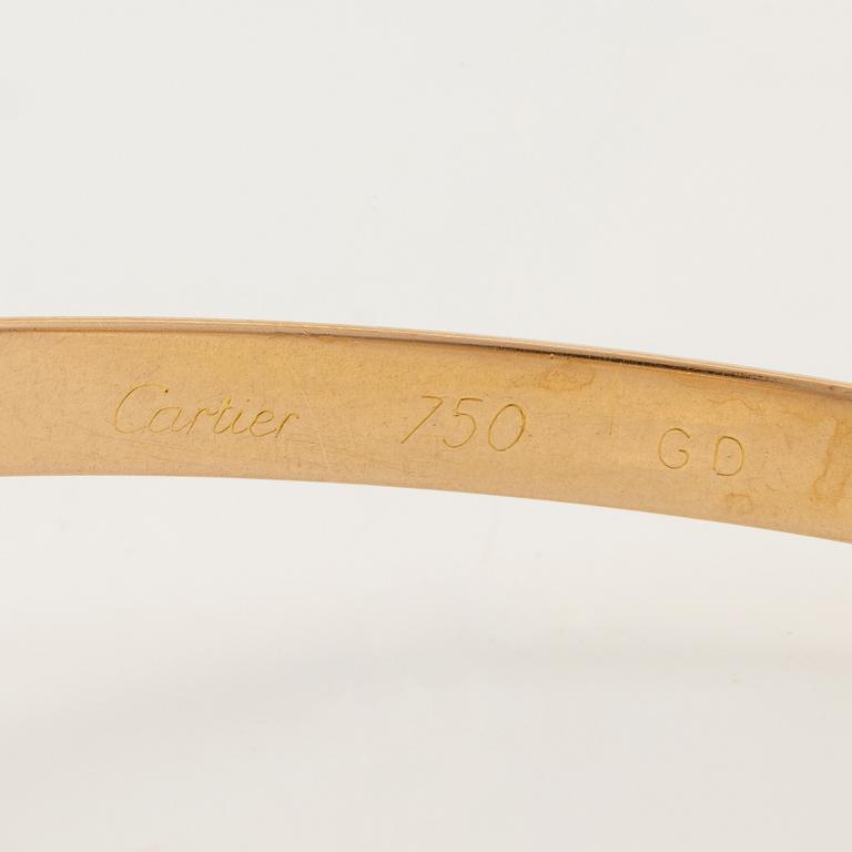 A Cartier bracelet "Trinity" 18K gold in three colours.