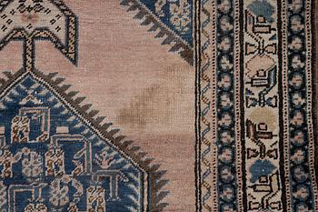 Gallery carpet, Caucasian, approx. 392 x 105 cm.