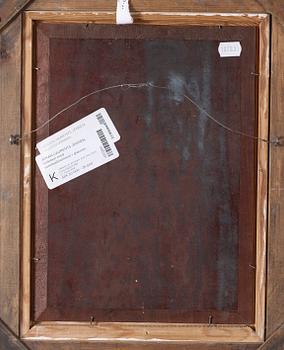 Johan Laurentz Jensen, Still life with summer flowers in a glass vase.