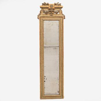 Mirror, Late Gustavian, first half of the 19th century.