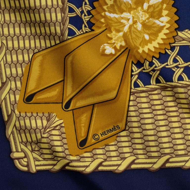 Hermès, scarf, "Voitures Paniers".