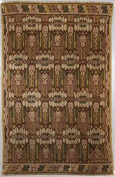 MÄRTA MÅÅS-FJETTERSTRÖM, A DRAPE, "Skära Tulpaner", rölakan, ca 258 x 156 cm, signerat MMF.