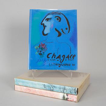 Three  volumes, "Chagall Lithographe, "IV, V, VI", 1969-1985.