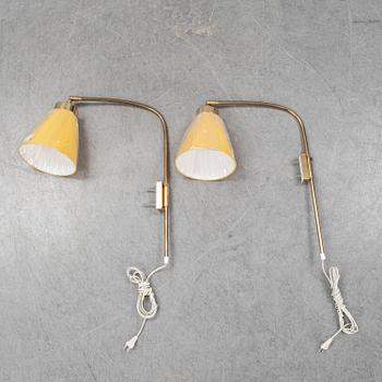 Josef Frank, a pair of 2428 wall lights, Firma Svenskt Tenn.