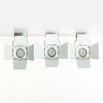 Thomas Bernstrand & Mattias Ståhlbom, a set of three 'Foto' spotlights, 2007.
