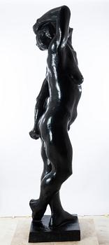 Gudmar Olovson, Statue. Signed. Numbered. Foundry mark. Bronze, height 210 cm, length 56 cm.