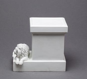 POSTAMENT, parian, Royal Copenhagen.