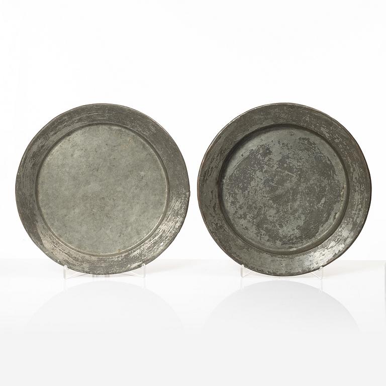 Two copper charges, 19th century.
