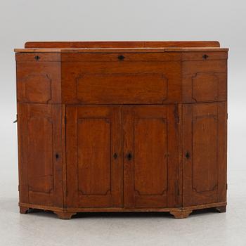 An oak sideboard, around 1800.