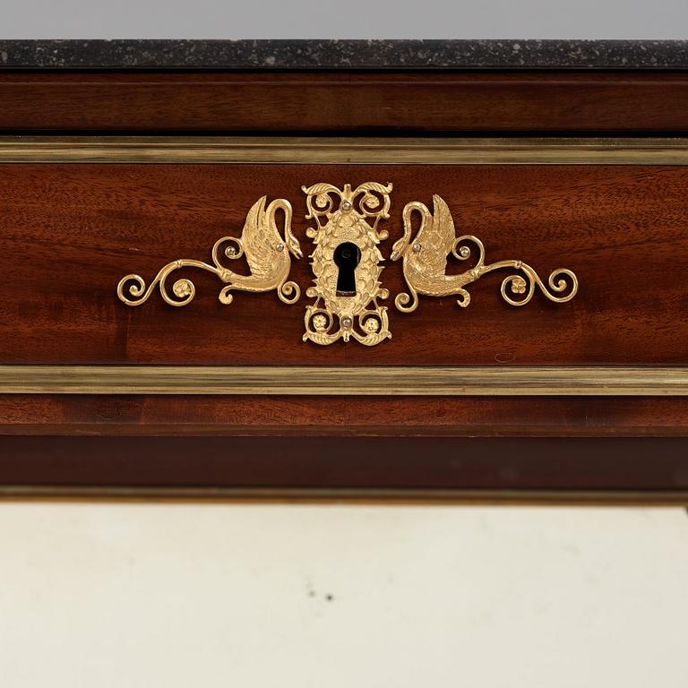 KONSOLBORD, sk Console desserte, Bernard Molitors art (1755–1833), Frankrike, empire, 1800-talets början.