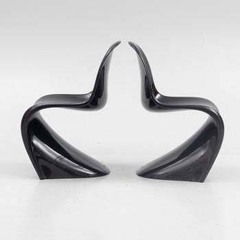Verner Panton, stolar, ett par, "Panton Chair Classic", Vitra.