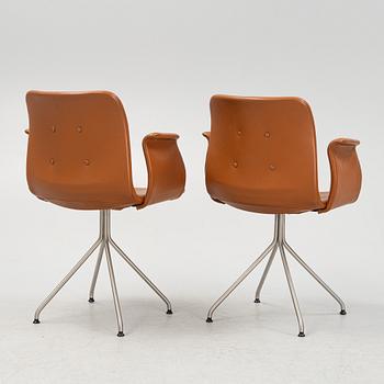 Bent Hansen, armchairs, 6 pcs, "Primum", Denmark.