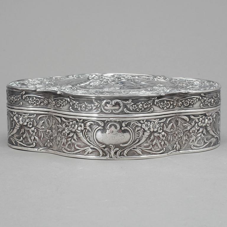 SKRIN, silver, Adolf Landoff, Göteborg, 1941. Vikt ca 436g.
