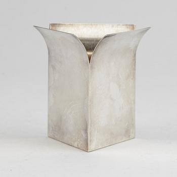A Wolfgang Gessl silver vase, 20th Century.