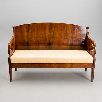 A mid-19th century Russian biedermeier sofa.