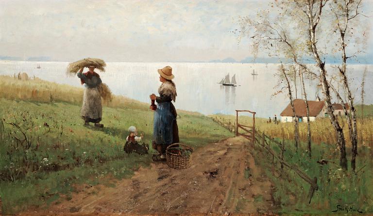 Frithjof Smith-Hald, Playing by the fields.
