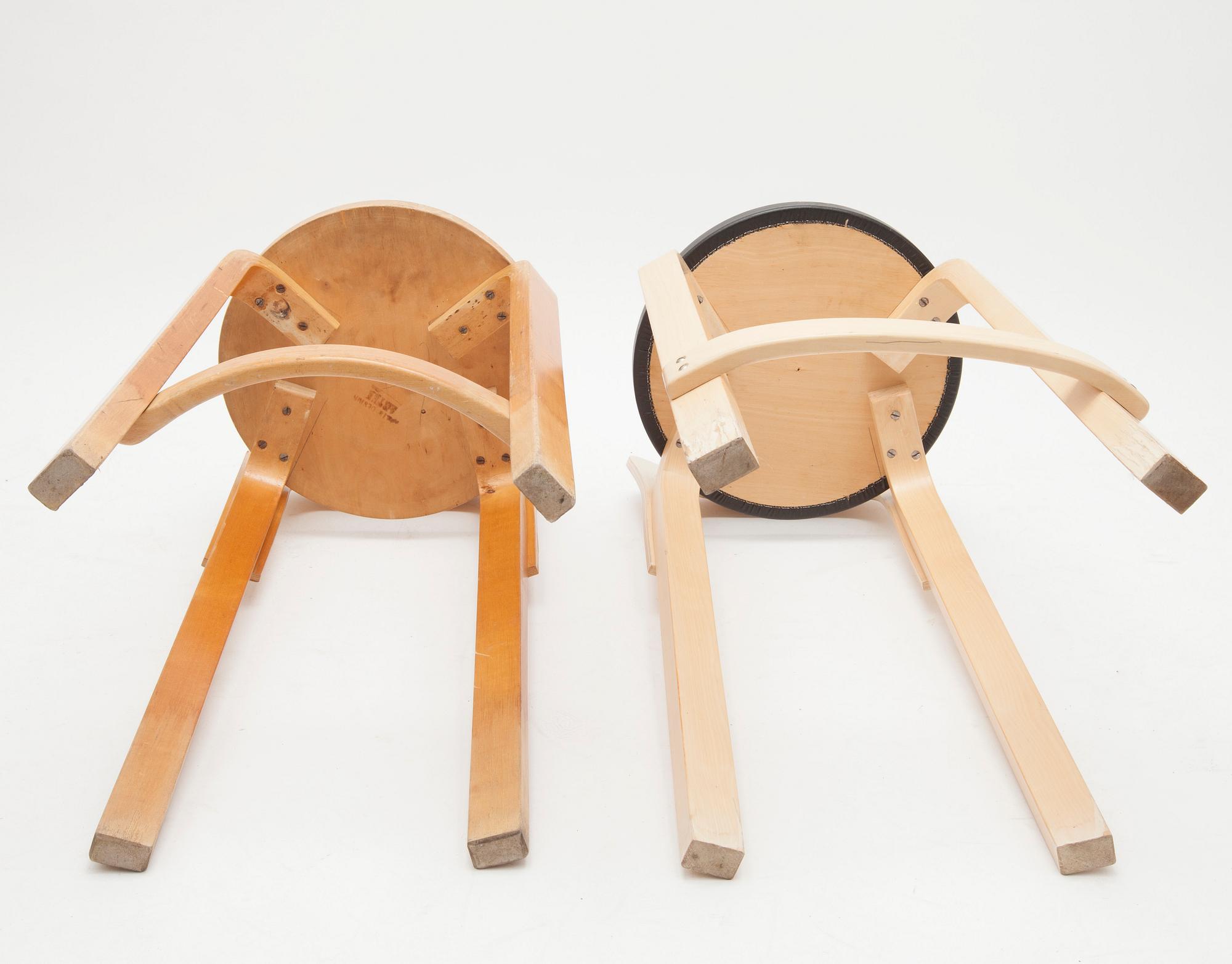 BARSTOLAR, 3+1, design Alvar Aalto.