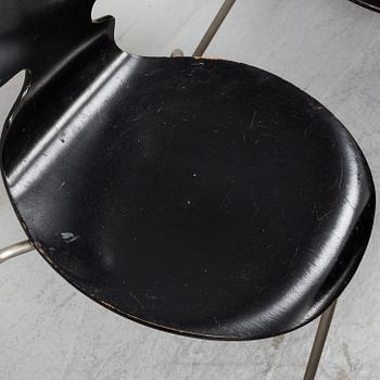 Eight 'Ant' chairs by Arne Jacobsen for Fritz Hansen.