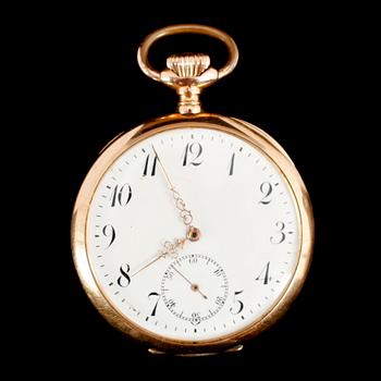 FICKUR, 14 k guld, sekelskiftet 1900.